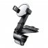 Car Phone Holder Stand 1200 degree Rotation Dashboard Mount Gps Navigation Frame Bracket Clip on Cradle black