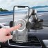 Car Phone Holder Suction Cup Support Bracket With Phone Number Plate Universal For 4 7   6 8 Inches Phones black
