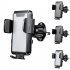Car Phone Holder Vent Mount 360   Rotate Hands Free Cell Phone Holder Air Vent Automobile Cradle For All Smartphone black