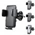 Car Phone Holder Vent Mount 360   Rotate Hands Free Cell Phone Holder Air Vent Automobile Cradle For All Smartphone black