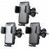 Car Phone Holder Vent Mount 360   Rotate Hands Free Cell Phone Holder Air Vent Automobile Cradle For All Smartphone black