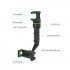 Car Phone Holder Multifunctional 360 Degree Rotation Auto Rearview Mirror Seat Hanging Clamp Bracket green