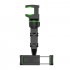 Car Phone Holder Multifunctional 360 Degree Rotation Auto Rearview Mirror Seat Hanging Clamp Bracket green
