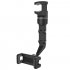 Car Phone Holder Multifunctional 360 Degree Rotation Auto Rearview Mirror Seat Hanging Clamp Bracket grey