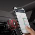 Car Phone Mount Auto Vent Mount Magnetic Phone Holder Universal Smartphone Car Mount Durable ABS Silicone Phone Holder Mobile Phone Stand Bracket For Safe Drivi