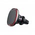 Car Phone Mount Auto Vent Mount Magnetic Phone Holder Universal Smartphone Car Mount Durable ABS Silicone Phone Holder Mobile Phone Stand Bracket For Safe Drivi