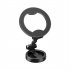 Car Phone Mount Holder 360 Degree Rotation Car Mount Mobile Phone Stand Magnetic Foldable Cradle Universal Car Phone Holder black