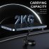 Car Phone Mount Holder 360 Degree Rotation Car Mount Mobile Phone Stand Magnetic Foldable Cradle Universal Car Phone Holder black