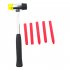 Car Pit Repair Tools 1pc Mini Rubber Hammer 5pcs Concave Leveling Pen Sheet Metal Household Service Tool black red