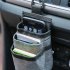 Car Pocket Ventilation Mobile Phone Bag Car Storage Bag Small Storage Organizer black