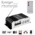 Car Power Amplifier Digital Audio Player Bluetooth 2 1 Channel 45W 2x 20W Hi Fi Stereo Black