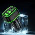 Car Qc3 0 pd 18w Fast Charging Car Charger 3 In 1 Type c Cigarette Lighter Overcharge Overheating Car Charger Wide Applications White