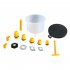 Car Radiator Coolant Filling Funnel Kit  Transparent Funnel Spill Proof Coolant Bleeder Kit  Automotive Antifreeze Bleeder For Universal Vehicles 15 pieces