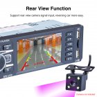 Car Radio 4.1-inch Digital Ips Screen Mp5 Player Aux Usb Card U Disk Supports Bluetooth-compatible Hands-free Rear Microphone Standard +4 light camera