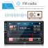 Car Radio 7 inch Hd Dual Din 12v Radio Bluetooth compatible Hands free Mobile Phone Interconnect Mp5 Multimedia Player without camera