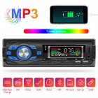 Car Radio Audio 1din Bluetooth-compatible Stereo Mp3 Player Fm Receiver 12pin Interface Intelligent Voice Usb Socket Fast Charging black