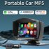 Car Radio MP5 Player  Wireless Compatible For Android AUTO IOS CarPlay  4 7 Inch IPS Screen  V5 0 Function Hands free Calling  Support RCA Video audio Output US