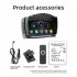 Car Radio MP5 Player  Wireless Compatible For Android AUTO IOS CarPlay  4 7 Inch IPS Screen  V5 0 Function Hands free Calling  Support RCA Video audio Output US