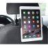 Car Rear Seat Headrest Bracket 360 Degree Rotation Adjustable Width Phone Holder Compatible For Ipad Tablet 4 11 Inch black