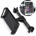 Car Rear Seat Headrest Bracket 360 Degree Rotation Adjustable Width Phone Holder Compatible For Ipad Tablet 4-11 Inch black