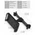 Car Rear Seat Headrest Bracket 360 Degree Rotation Adjustable Width Phone Holder Compatible For Ipad Tablet 4 11 Inch black