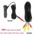 Car Rear View Backup Camera Kit 5 inch LCD HD Display 9LED Parking Night Vision Camera Monitor System IP68 Waterproof black