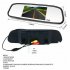 Car Rear View Backup Camera Kit 5 inch LCD HD Display 9LED Parking Night Vision Camera Monitor System IP68 Waterproof black