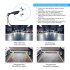 Car Rear View Camera 2 4g Wireless Rear Front Side View Reverse Backup Camera 360   Infrared Night Vision Cam Black