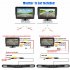 Car  Rear  View  Reversing  Parking  Camera With 170 Degree Width NTSC PAL CVBS Output 8 led Waterproof Night Vision For General Trucks Black