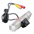 Car Rear View Reversing Camera Hd Wide Viewing Angle Waterproof Night Vision Backup Parking Assistance Camcorder Black