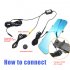 Car Rear View mirror with 3 Cameras and support Side View to resolve the issue of blind spots of car 