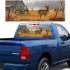 Car Rear Window Sticker Grass Deer Tractor Colorful Rear Windshield Window Waterproof Cars Sticker Decal Decor  168 74CM