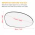 Car Rearview Mirror Glass With Backing Plate Heated 51167145268 51167145267 Replacement Compatible For E90 128i 135i 325i 325xi 328i 330i 335i right