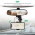 Car Rearview Mirror Mount Stand Multi angle Seat Rear Pillow Gps Navigation Holder Cradle Mobile Phone Rack black green