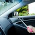 Car Rearview Mirror Wiper  Retractable Side Rear View Mirror Squeegee  Wing Mirror Wiper Cleaner  Portable Cleaning Tool For SUV Truck RV All Vehicles black