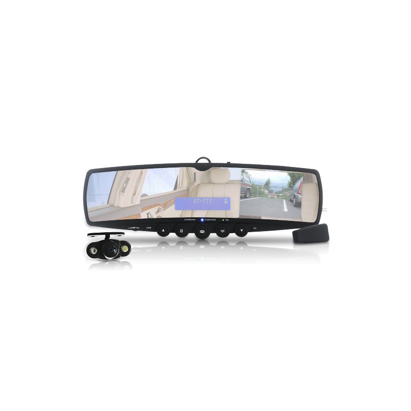 Rearview Car Mirror with Wireless Camera