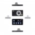 Car Recorder 3 Lens 360 Degree Rotation Front Rear Integrated Double 1080p Three way Camera