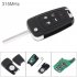 Car Remote Key Fob 5 Buttons 315mhz Frequency Oht01060512 Replacement Parts Compatible For Buick Chevrolet black