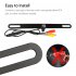 Car Reverse Backup Camera 170 degree Wide Viewing Angle Hd Night Vision Rear View Parking Cam Waterproof Camcorder black
