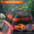 Car Rooftop Cargo Bag Carrier Outdoor Waterproof Carrier For Vehicles Roof Top Luggage Bag With Anti Slip Mat 6 Door Hooks Night Safety Reflection 21  black   b