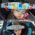 Car Safety Seat Sleep Positioner Infants Baby Head Support Pram Stroller Fastening Belt Adjustable Letter ABC 25