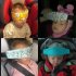 Car Safety Seat Sleep Positioner Infants Baby Head Support Pram Stroller Fastening Belt Adjustable Letter ABC 25