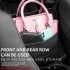 Car Seat Back Organizer Pu Leather Handbag Holder Central Control Multi purpose Net Pocket Interior Accessories pink
