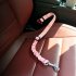 Car Seat Belt Dog Leash Elastic Reflective Safety Traction Rope black L