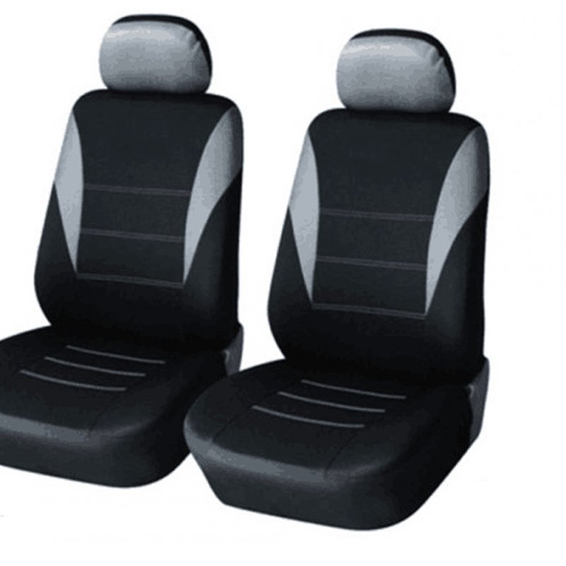 Car Seat Cover Protector Universal Front Seat Cushion Protective Cover Auto Styling Interior Accessories Gray 4-piece set