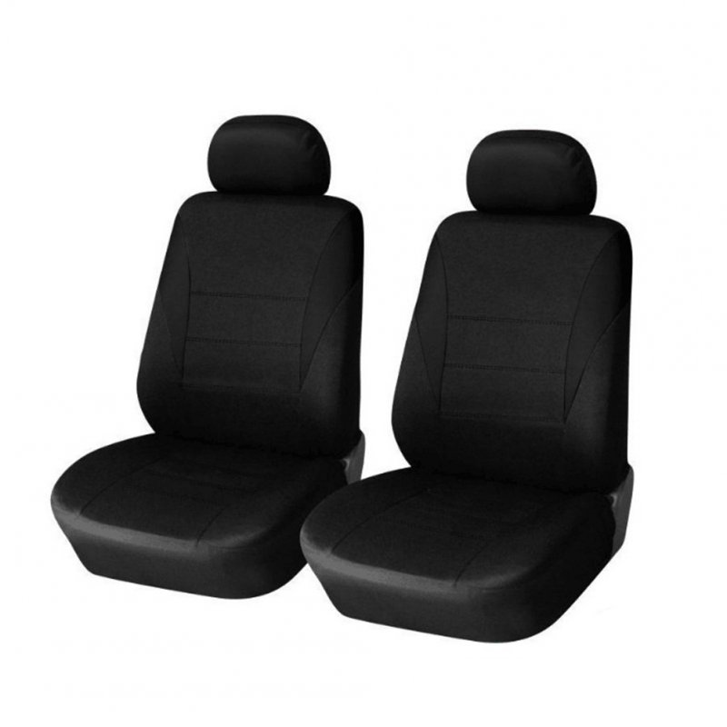 Car Seat Cover Protector Universal Front Seat Cushion Protective Cover Auto Styling Interior Accessories Black 4 piece set