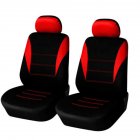 Car Seat Cover Protector Universal Front Seat Cushion Protective Cover Auto Styling Interior Accessories Red 4 piece set