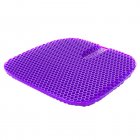 Car Seat Cushion Gel Cooling Pad Thick Big Breathable 3D Honeycomb Design Absorbs Pressure Seat Cushion Purple