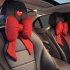 Car Seat Headrest Neck Rest Cushion  Big Bowknot Streamer Shaped Neck Pillow  Quick Buckle Design  Ergonomic Neck Lumbar Support  For Neck Back Pain Relief wais