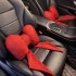 Car Seat Headrest Neck Rest Cushion  Big Bowknot Streamer Shaped Neck Pillow  Quick Buckle Design  Ergonomic Neck Lumbar Support  For Neck Back Pain Relief wais